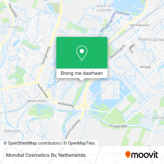 Mondial Cosmetics Bv kaart