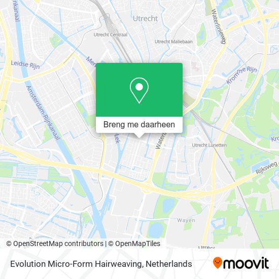 Evolution Micro-Form Hairweaving kaart