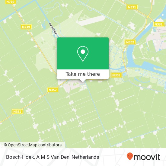 Bosch-Hoek, A M S Van Den kaart