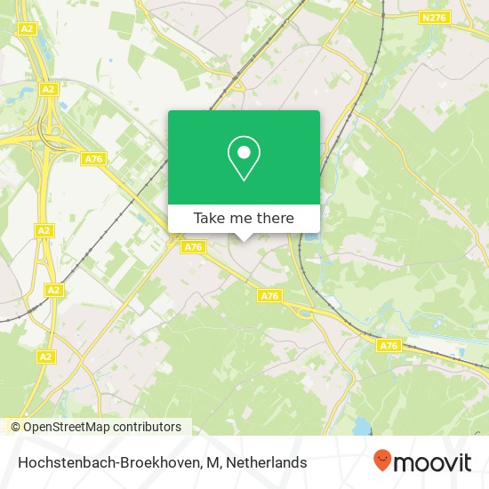 Hochstenbach-Broekhoven, M kaart
