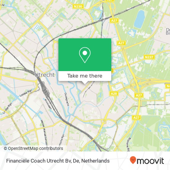 Financiële Coach Utrecht Bv, De kaart