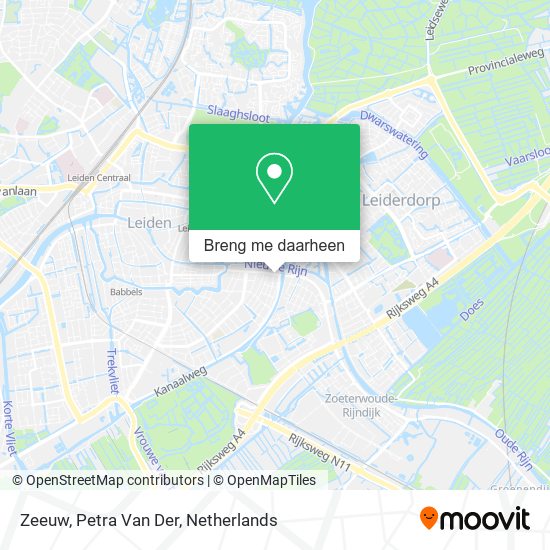 Zeeuw, Petra Van Der kaart