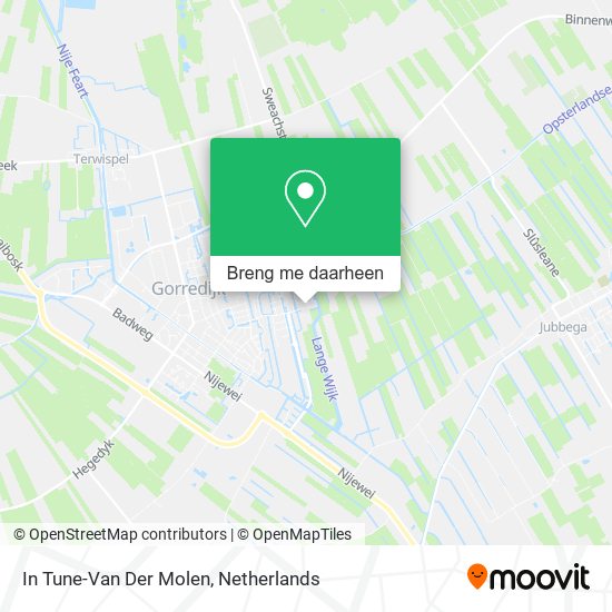 In Tune-Van Der Molen kaart