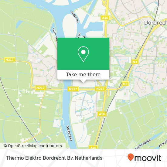 Thermo Elektro Dordrecht Bv kaart