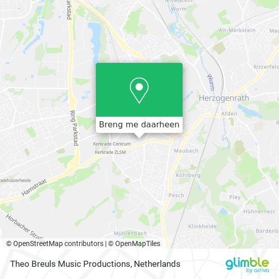 Theo Breuls Music Productions kaart