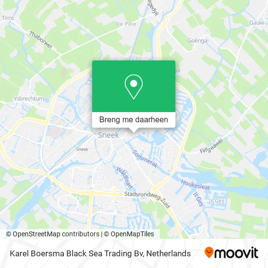 Karel Boersma Black Sea Trading Bv kaart