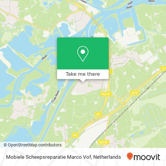 Mobiele Scheepsreparatie Marco Vof kaart