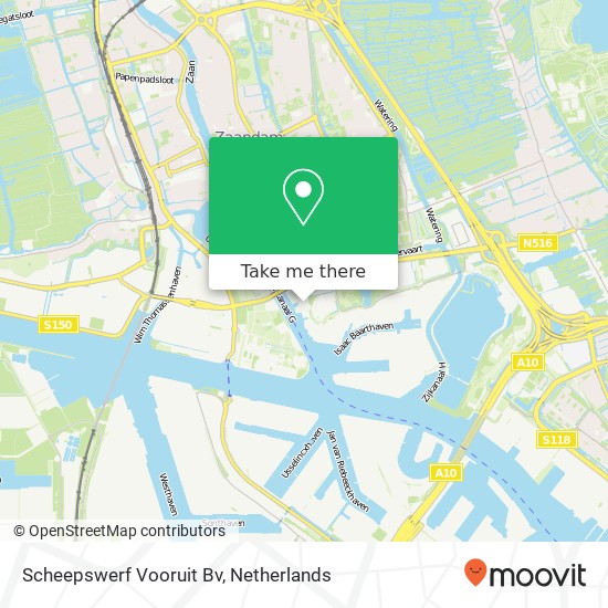 Scheepswerf Vooruit Bv kaart