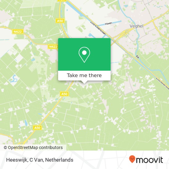 Heeswijk, C Van kaart