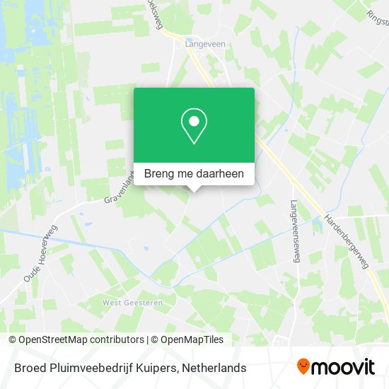 Broed Pluimveebedrijf Kuipers kaart