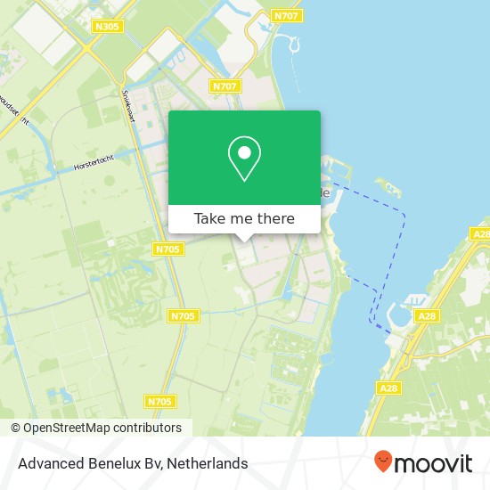 Advanced Benelux Bv kaart