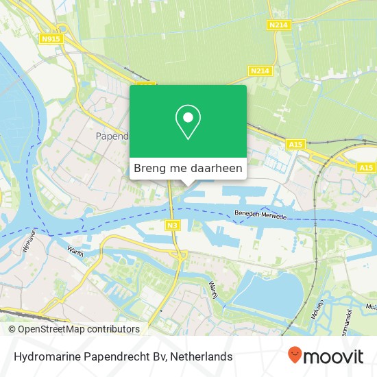 Hydromarine Papendrecht Bv kaart