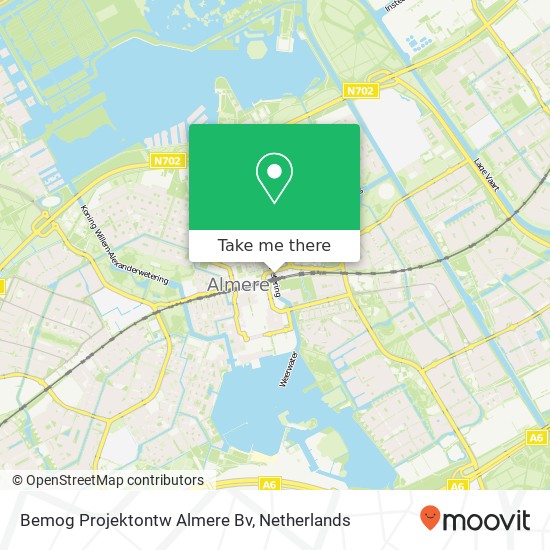 Bemog Projektontw Almere Bv kaart