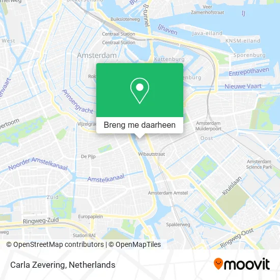 Carla Zevering kaart