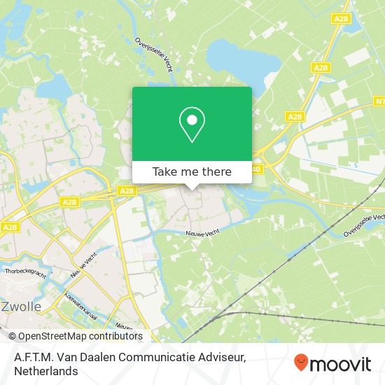 A.F.T.M. Van Daalen Communicatie Adviseur kaart