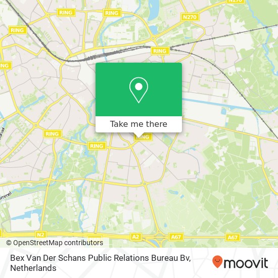 Bex Van Der Schans Public Relations Bureau Bv kaart