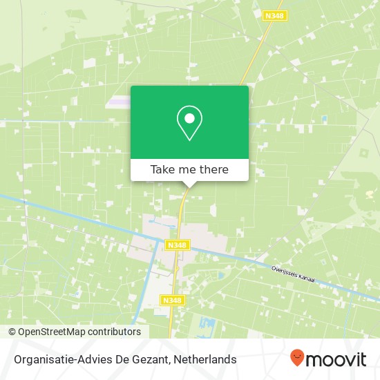 Organisatie-Advies De Gezant kaart