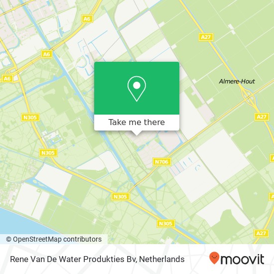 Rene Van De Water Produkties Bv kaart