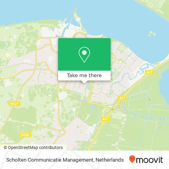 Scholten Communicatie Management kaart