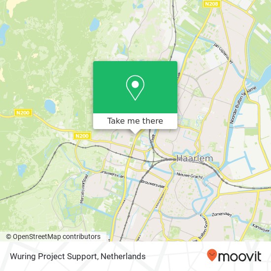 Wuring Project Support kaart