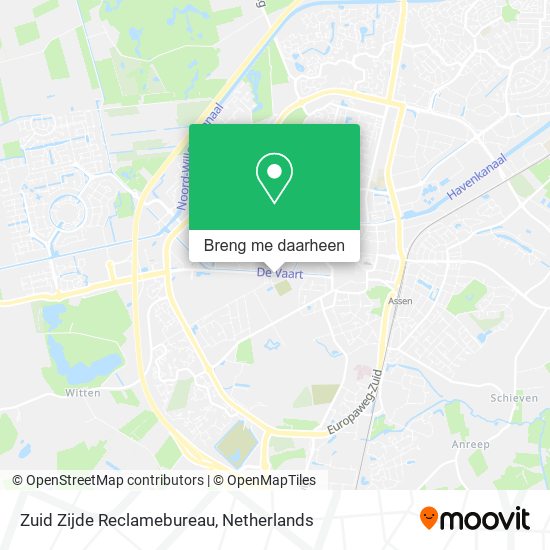 Zuid Zijde Reclamebureau kaart