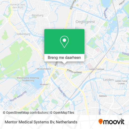 Mentor Medical Systems Bv kaart
