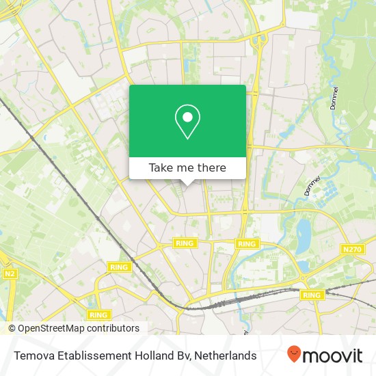 Temova Etablissement Holland Bv kaart