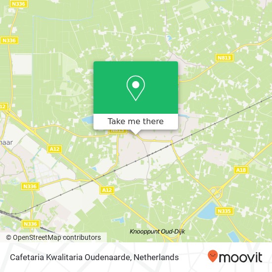 Cafetaria Kwalitaria Oudenaarde kaart