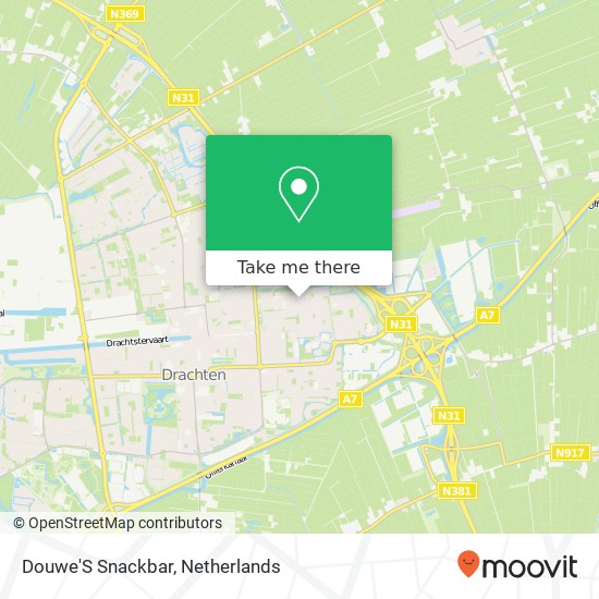 Douwe'S Snackbar kaart