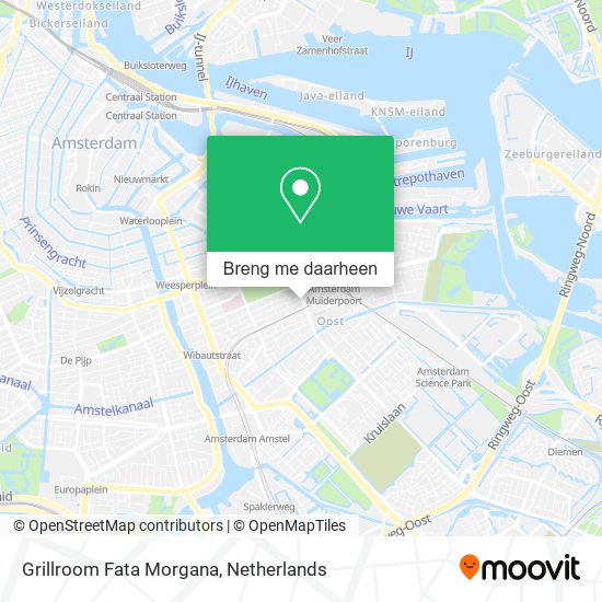 Grillroom Fata Morgana kaart