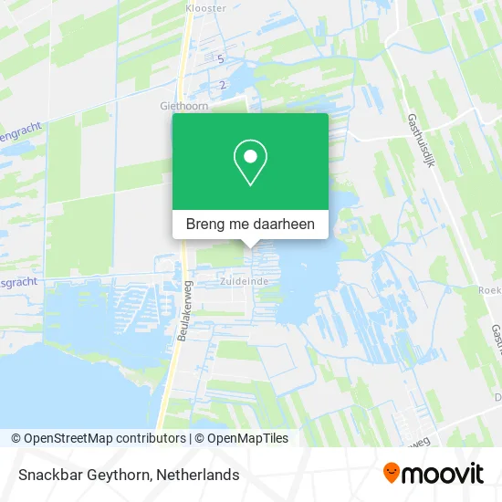 Snackbar Geythorn kaart