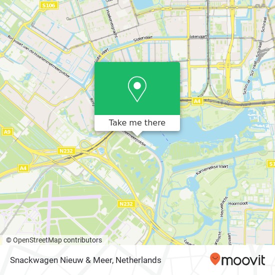 Snackwagen Nieuw & Meer kaart