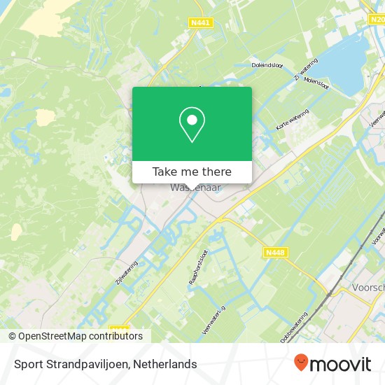 Sport Strandpaviljoen kaart