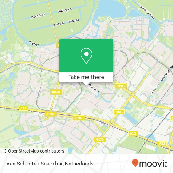 Van Schooten Snackbar kaart