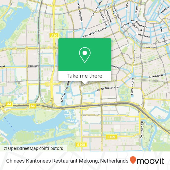 Chinees Kantonees Restaurant Mekong kaart