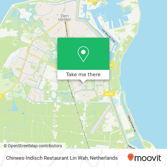 Chinees-Indisch Restaurant Lin Wah kaart