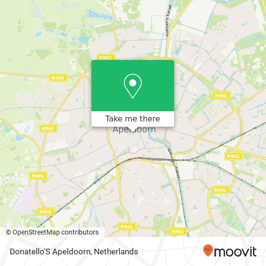 Donatello'S Apeldoorn kaart