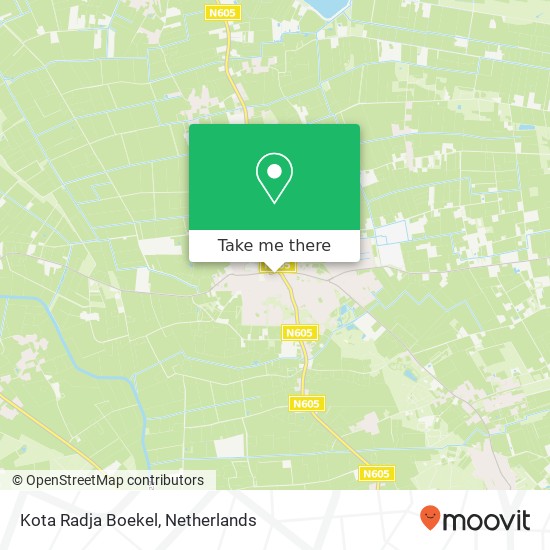 Kota Radja Boekel kaart