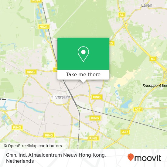 Chin. Ind. Afhaalcentrum Nieuw Hong-Kong kaart