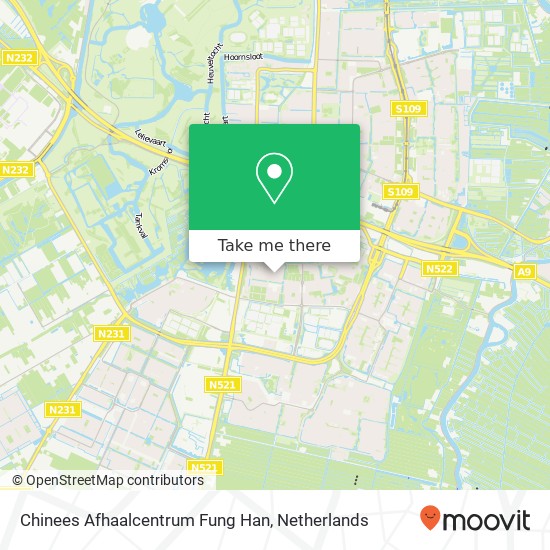 Chinees Afhaalcentrum Fung Han kaart