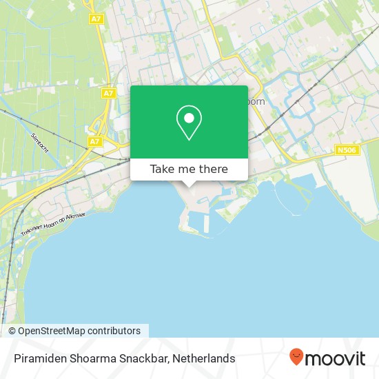 Piramiden Shoarma Snackbar kaart