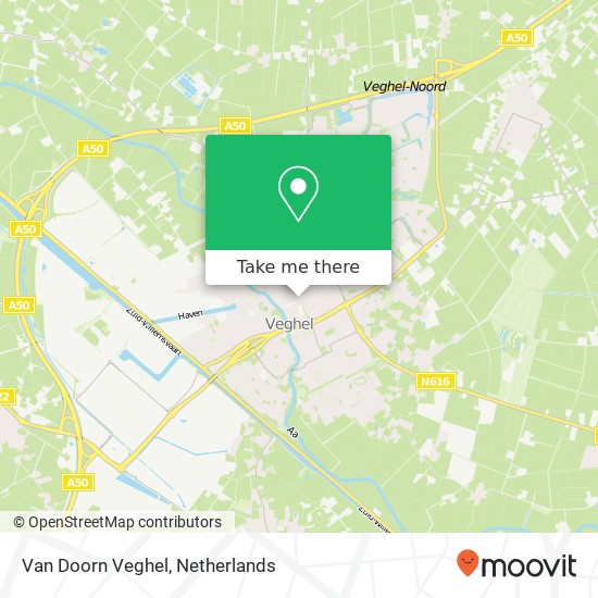 Van Doorn Veghel kaart