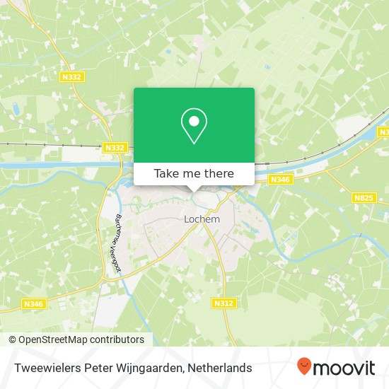 Tweewielers Peter Wijngaarden kaart