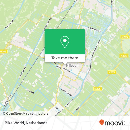 Bike World kaart