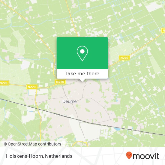 Holskens-Hoorn kaart