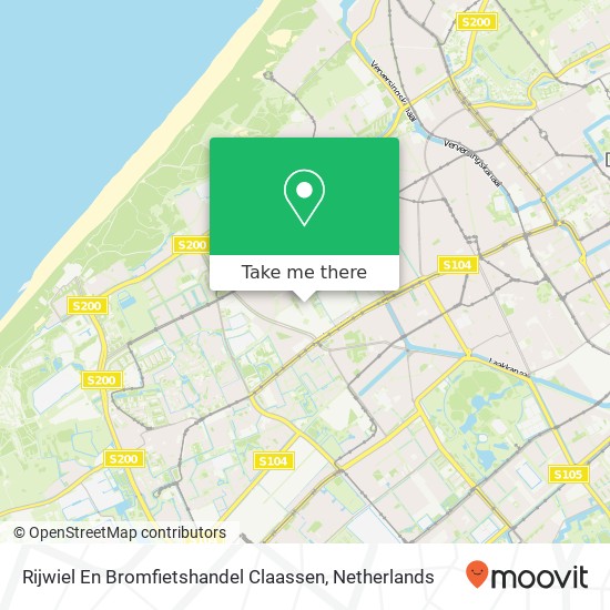 Rijwiel En Bromfietshandel Claassen kaart