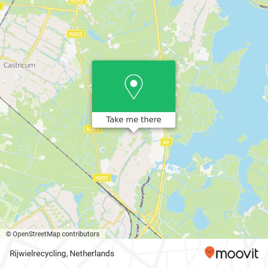 Rijwielrecycling kaart