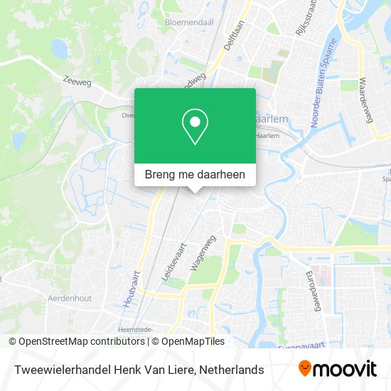 Tweewielerhandel Henk Van Liere kaart