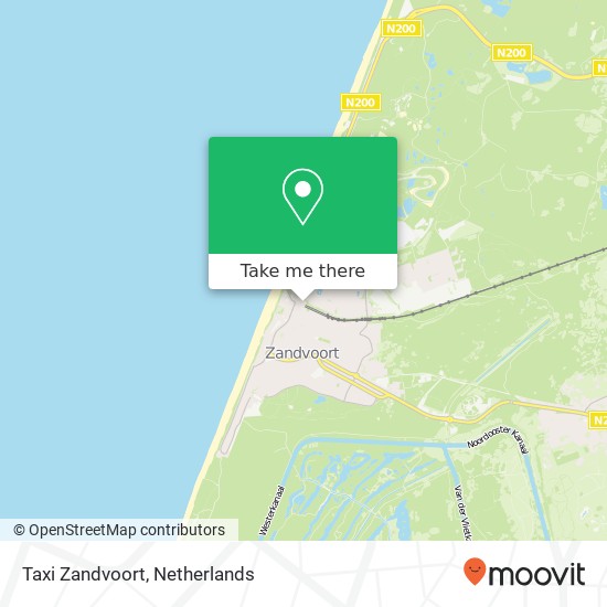 Taxi Zandvoort kaart