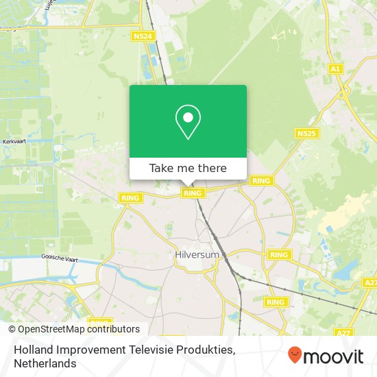 Holland Improvement Televisie Produkties kaart